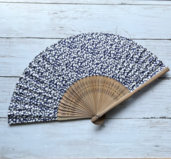 リバティプリント 扇子 グレンジェイド うちわ その他雑貨 Nana-iro