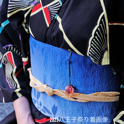 鬼灯レジンの耳飾り《赤色》（左右葉脈色違い） 19枚目の画像