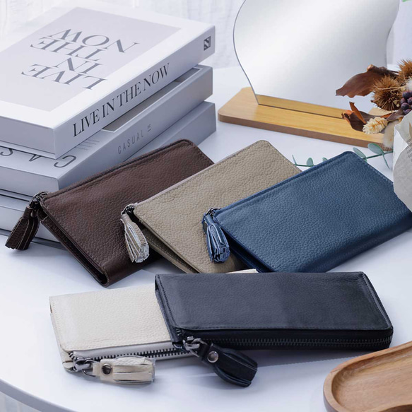 小さい長財布「TIDY 2.0 MARLE」レディース 薄い L字ファスナー TOW013