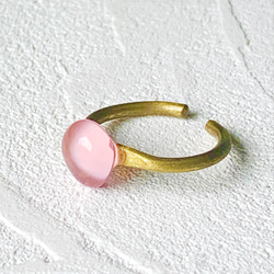glass ring-pink- 6枚目の画像