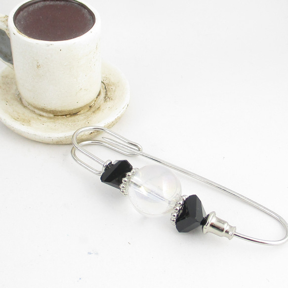 僕は、とってもアクアオーラだから、あの黒きほうき星を掴みたい♪<カブトピンブローチ>SB939 2枚目の画像