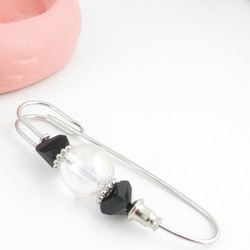 僕は、とってもアクアオーラだから、あの黒きほうき星を掴みたい♪<カブトピンブローチ>SB939 1枚目の画像