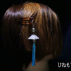 真珠海月のヘアクリップ　A 1枚目の画像