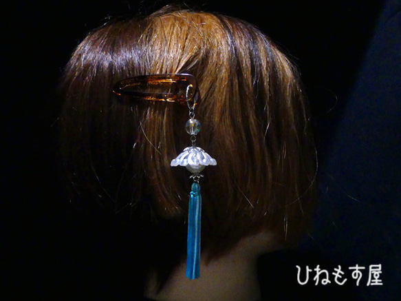 真珠海月のヘアクリップ　A 1枚目の画像