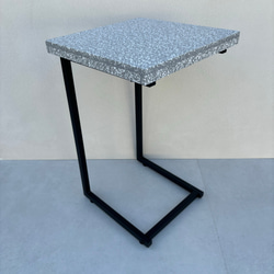 サイドテーブル　人工大理石　ソファーサイドテーブル　ミニテーブル 3枚目の画像