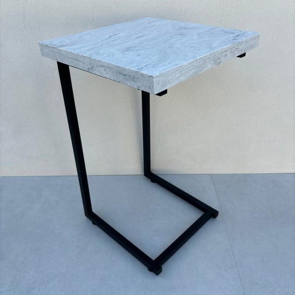 サイドテーブル　人工大理石　ソファーサイドテーブル　ミニテーブル 5枚目の画像