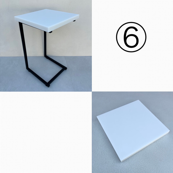 サイドテーブル　人工大理石　ソファーサイドテーブル　ミニテーブル 18枚目の画像