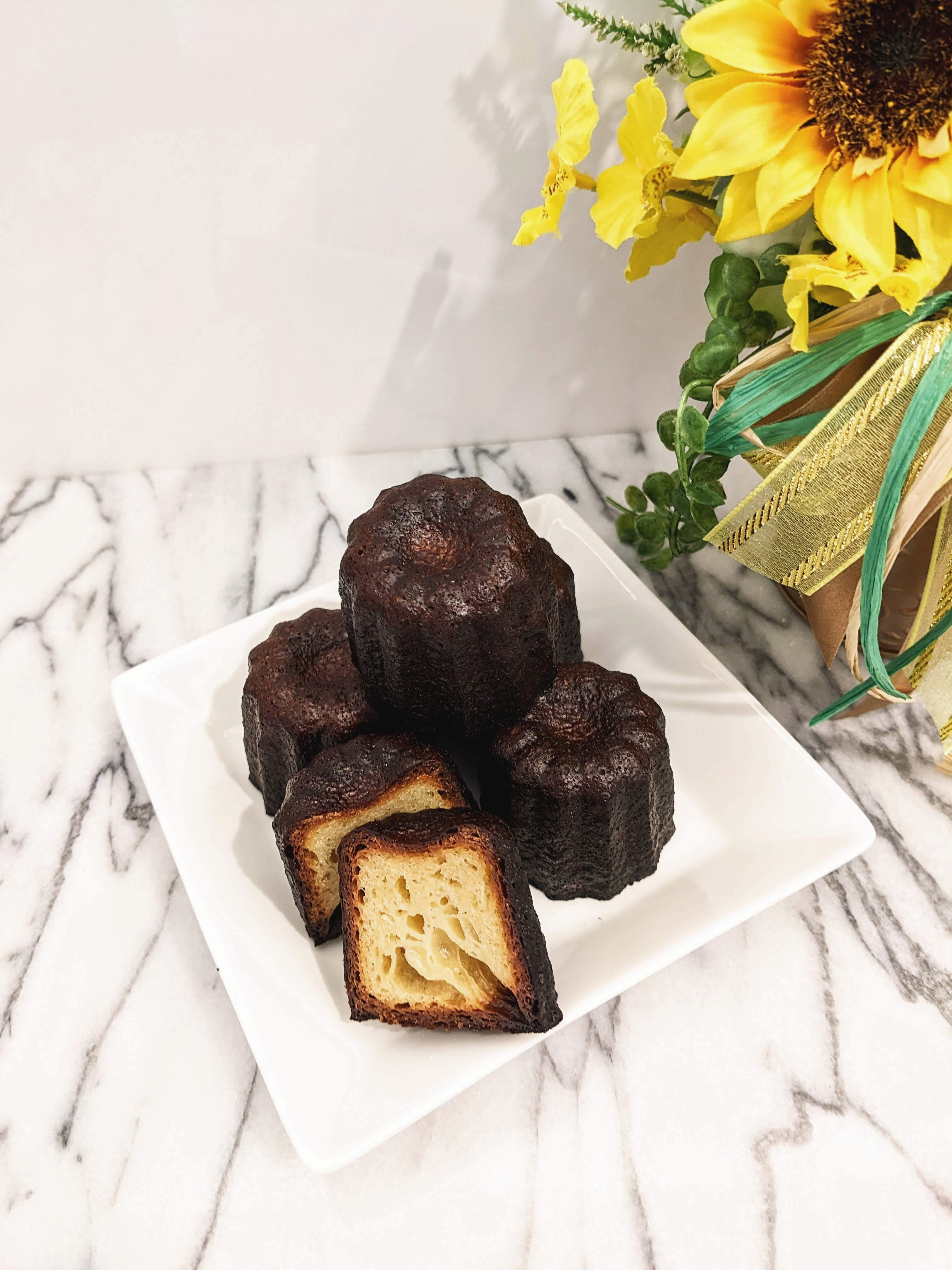 かぬれ出品 カヌレ 4個入り 焼き菓子 ねこ と ひまわり 通販 16386666