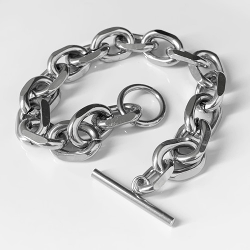 eve】chain bracelet マンテルブレスレット 角型 チェーン 11mm ...