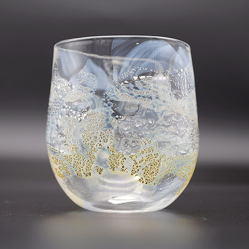 おしゃれ 冷酒 酒器 手作り 【片口】 徳利 吹きガラス Glass Studio