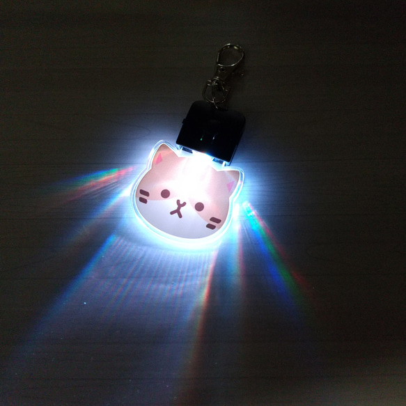選べる！ねこちゃんLEDアクリルチャーム 4枚目の画像