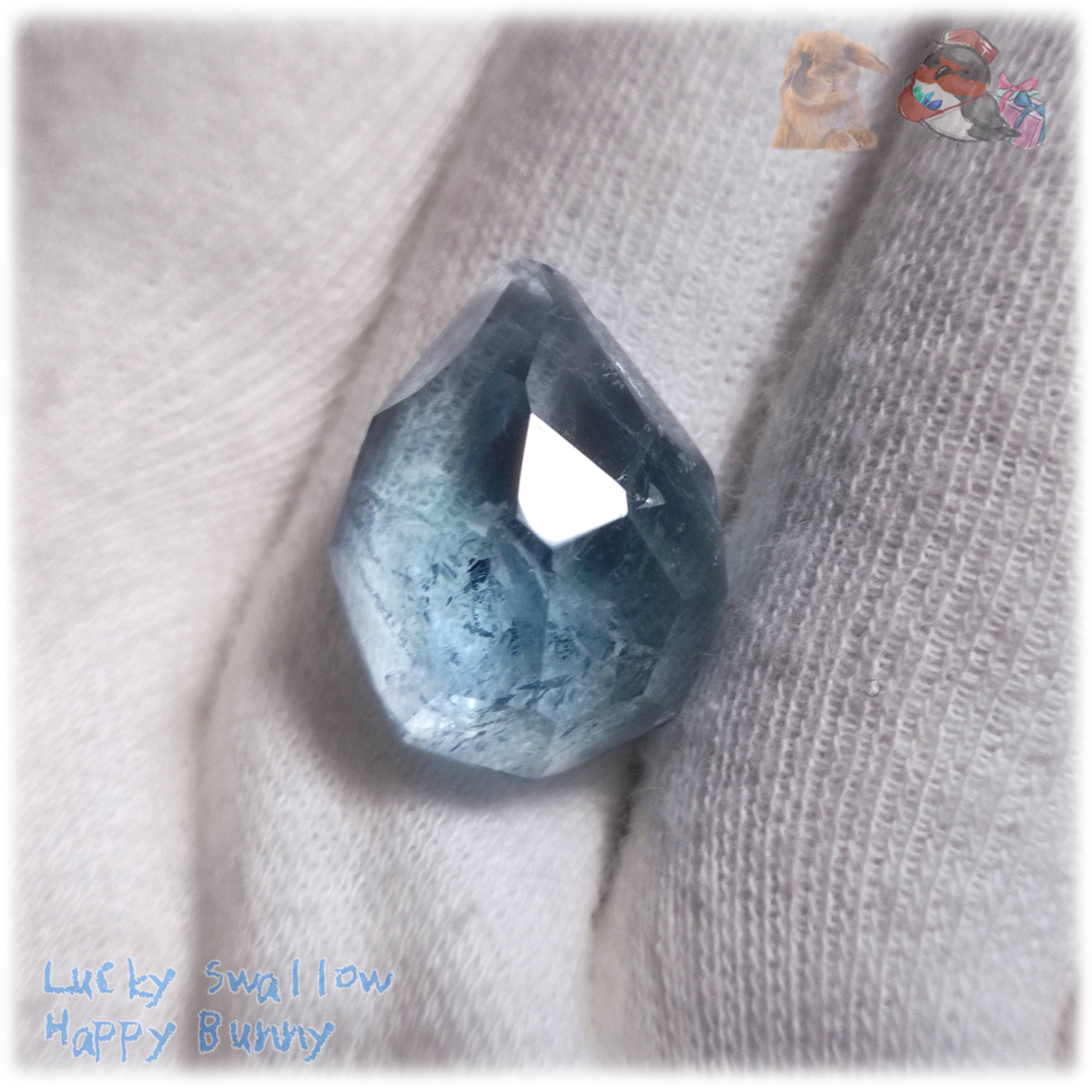 未使用　天然石　香炉　蛍石　フローライト　三足　獅子頭　象耳　希少