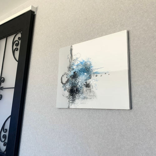 現代アート 53×45.5㎝ 花 モダン アートパネル インテリア 抽象