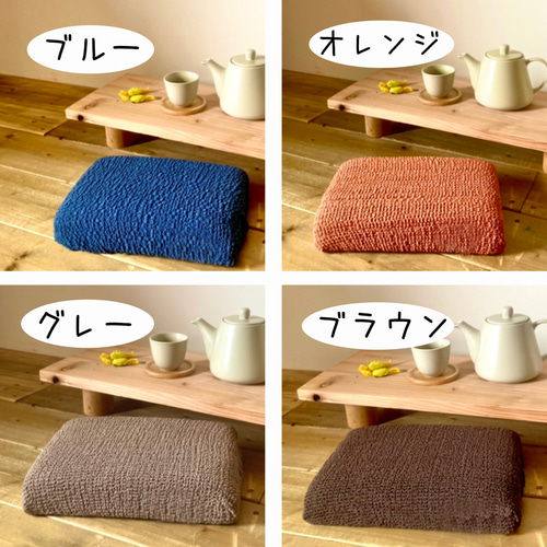 焼杉サイドテーブル、べンチ(ハンドメイド)