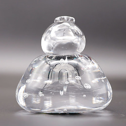 雛人形 コンパクト 置物 ガラス製 おしゃれ 手作り Glass Studio Uka yamanokami-304 6枚目の画像