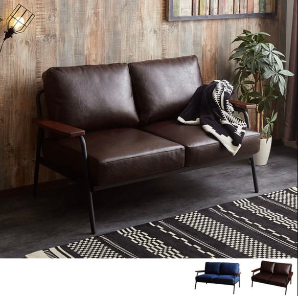 2人掛けソファ【WRK118001】 ソファ・ベンチ wariki 通販 16387734