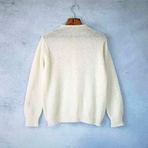 ラスト1点【即納可】ふわふわベビーアルパカ・カラフル糸釦