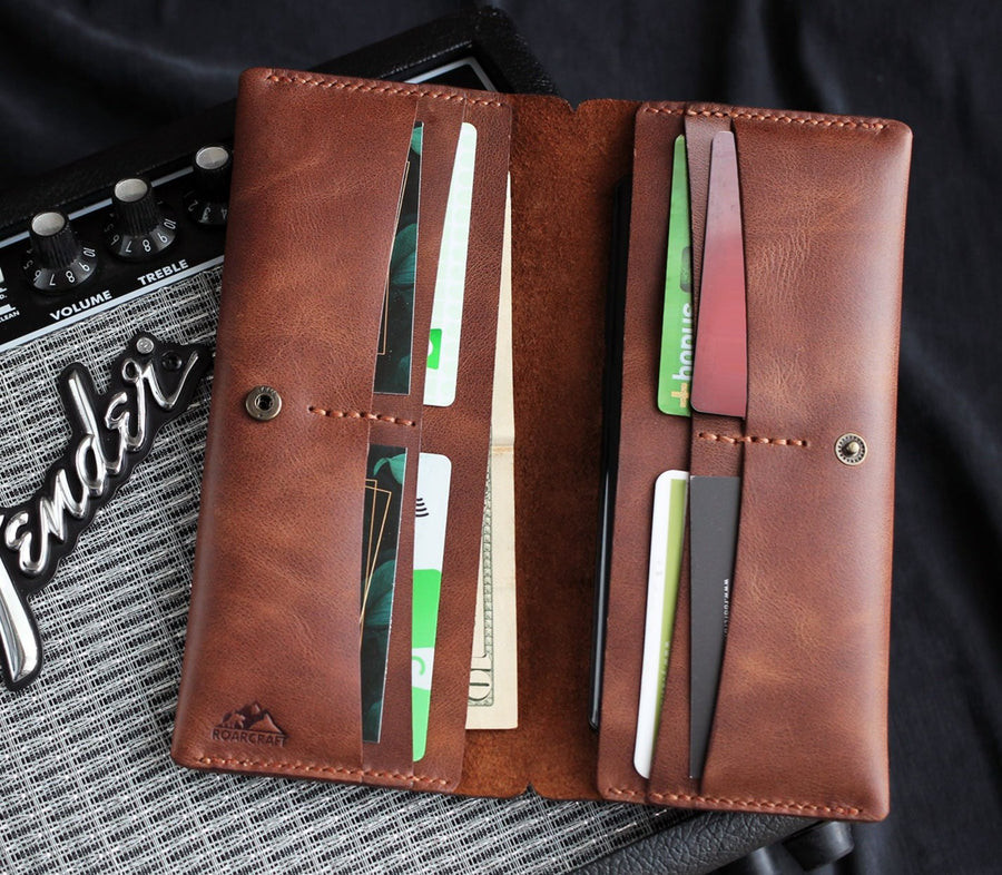 スマートフォン ２台収納 長財布