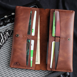 本革 牛革 ニットレザーラグ 60x90cm (革片を組み合わせたなめらかな