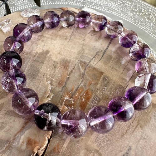 高品質♡スーパーセブン ブレスレット 高品質スーパーセブン丸玉ブレスレット｜マライカ公式通販