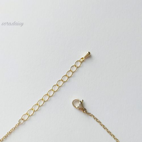 ローズクォーツ、ペリドットのマクラメネックレス ディープ