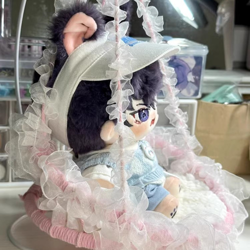 手編み 着せ替えぬいぐるみ家具 ぬいぐるみの吊り椅子 3サイズ