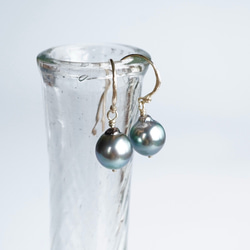 Baroque pearl earrings [OP735K10] 1枚目の画像