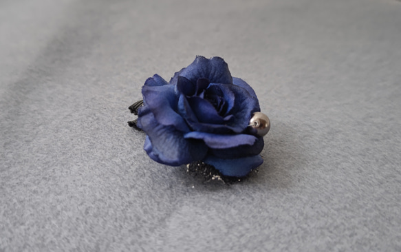 クリップ ［ royal blue rose ］ 2枚目の画像