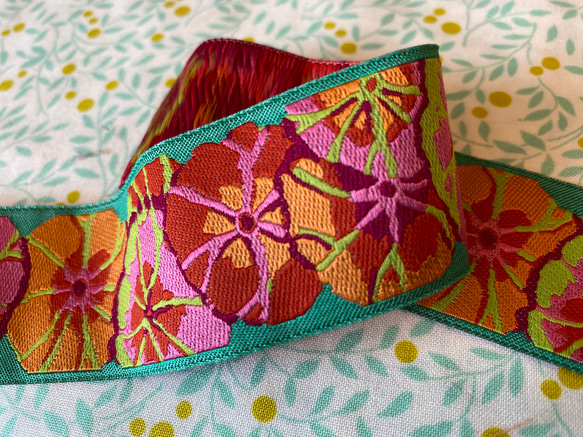 カット済み！在庫1点！『Kaffe Fassett(ケイフ・ファセット)』～38㎜×40㎝でカット済み～ 4枚目の画像