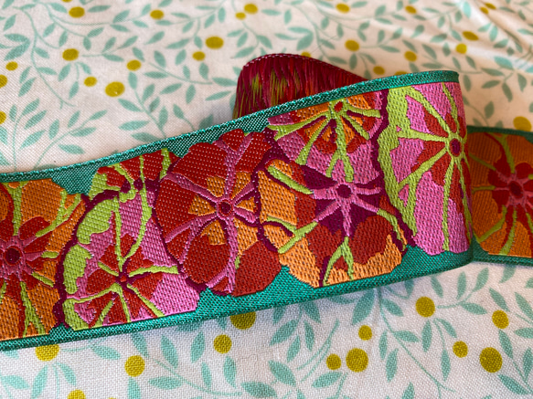 カット済み！在庫1点！『Kaffe Fassett(ケイフ・ファセット)』～38㎜×40㎝でカット済み～ 1枚目の画像