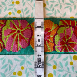 カット済み！在庫1点！『Kaffe Fassett(ケイフ・ファセット)』～38㎜×40㎝でカット済み～ 2枚目の画像