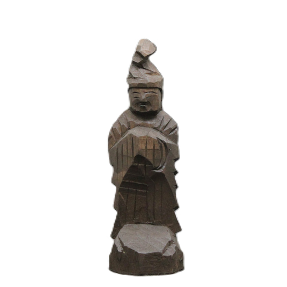 受注製作：薬師三尊(13/15/14cm) 仏像 円空仏 摸刻 木彫（納期14日） 11枚目の画像
