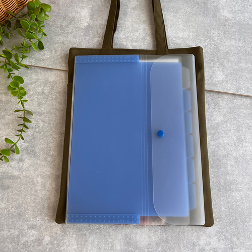 【オーダー品】　トートバッグ　前ポケット付きトート 新作 トートバッグ うちわが入る 推し活 大容量 a4 大人