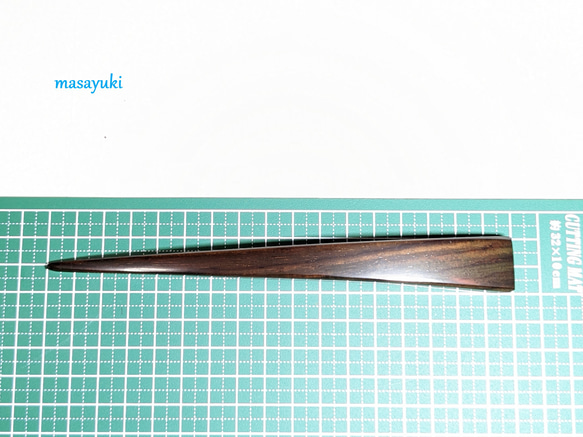 本紫檀【タイ産】お風呂、温泉で使えます。木製かんざし　 5枚目の画像