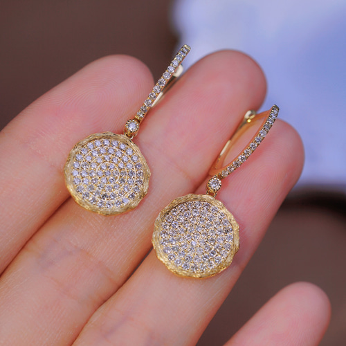 天然ダイヤモンドピアス1ct k18 ピアス(フープ) パール大好き(購入前 ... 天然ダイヤモンドピアス1ct k18