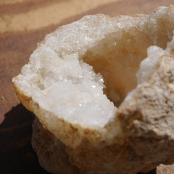 天然石ミニジオード約47g(モロッコ産)約51×46×38mm 手のひらサイズ晶洞[geo-230810-03] 6枚目の画像