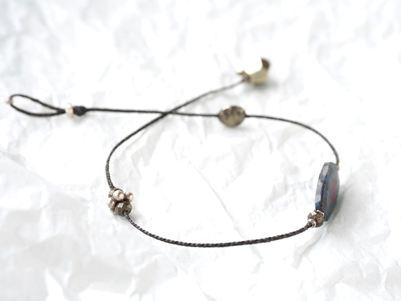 -Ruby in zoisite- wax code Anklet 3枚目の画像