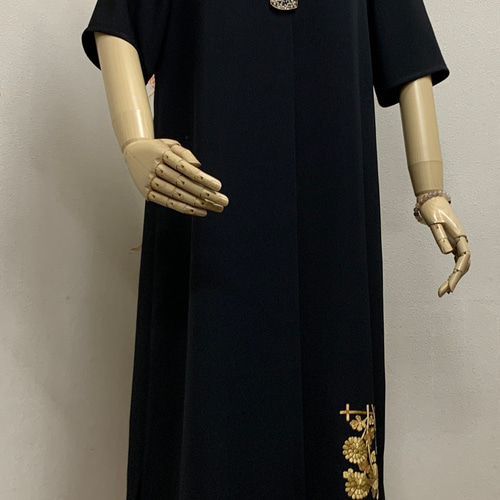 NO:（21）（プロ仕立て)着物リメイク&スリト入りAライン