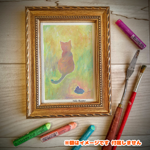 パステル画（原画）わんこ。 パステル画（原画）わんこ。