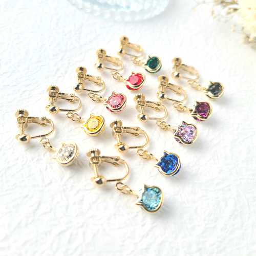 【2747】ジャンピング猫　アクセサリー　ノンホール　ピアス　天然石　アメジスト 楽天市場】ピアス アメジスト【紫水晶 アメジスト さくらんぼ