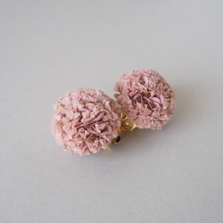 SUGAR PLUM 耳環 SOFT PINK/高級時裝刺繡配件 第6張的照片