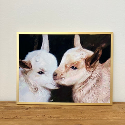 baby goat』2匹の子山羊さんの絵 絵画 pipi 通販 16389686｜Creema