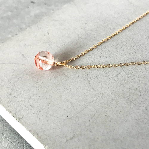 Mini DRUZY necklace-starfish ミニピンクドゥルージー