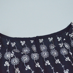 コットン100％総刺繍大人可愛いノースリーブロングワンピース♪ 3枚目の画像