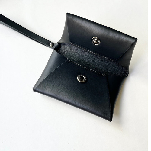 Y's ワイズ　CLASP 財布　がま口財布　コインケース　小銭入れ　ブラック