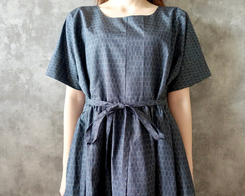 古布 華 | #着物リメイク #キャミソールワンピース #大島紬