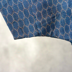 【一点モノ】大島紬 着物リメイク ギャザー ワンピース 〜 四季 で心地良い 上質 絹 100% 〜 14枚目の画像