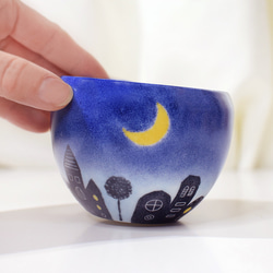 パート・ド・ヴェール おちょこ 藤色 ガラス作家 佐伯泰典作 おちょこ