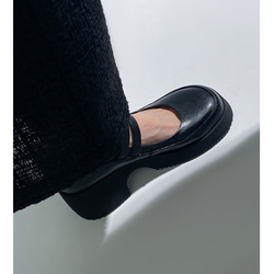 23秋季女式真皮鞋超輕厚底鞋淺口高跟鞋 22 厘米-24.5 厘米 #791⭐免運費⭐ 第10張的照片