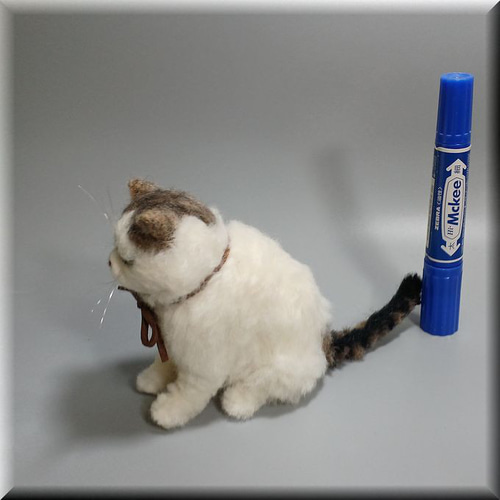 羊毛フェルト 猫 エキゾチックショートヘア ブサ猫 ねこ ネコ 猫 羊毛フェルト 猫 エキゾチックショートヘア ブサ猫 ねこ ネコ 猫